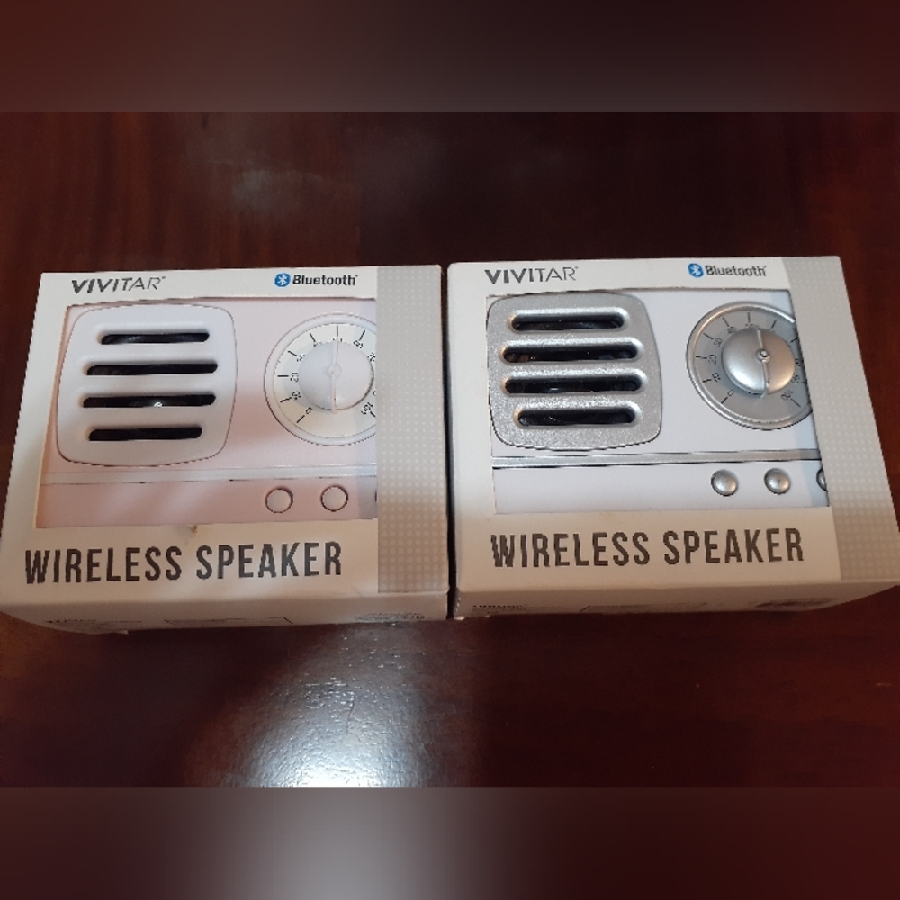 2/$15 Vivitar wireless speaker bluetooth (bundle)